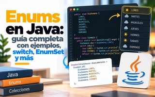 Enums en Java: guía completa con ejemplos, switch, EnumSet y más