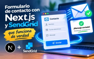 Formulario de contacto con Next.js y SendGrid que funciona de verdad