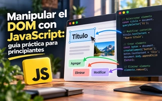 Manipular el DOM con JavaScript: guía práctica para principiantes