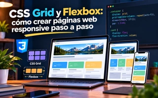 CSS Grid y Flexbox: cómo crear páginas web responsive paso a paso