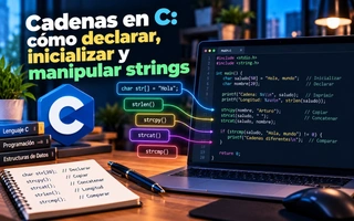 Cadenas en C: cómo declarar, inicializar y manipular strings