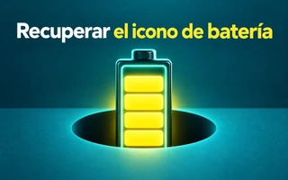 Icono de batería no aparece en Windows: cómo recuperarlo paso a paso