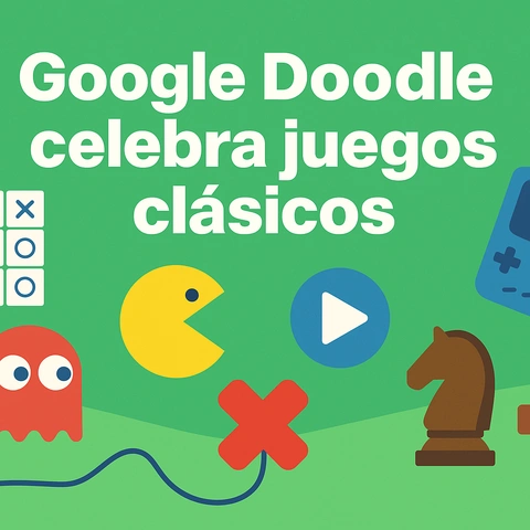 Google Doodle celebra juegos clásicos como Pac-Man y béisbol