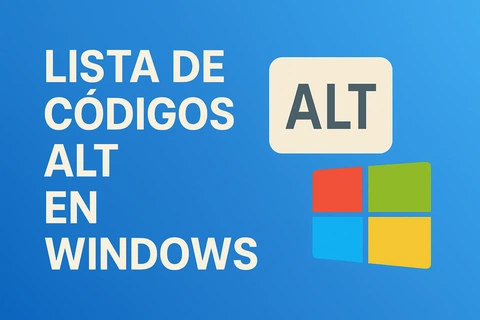 Lista de códigos ALT: Símbolos y caracteres especiales en Windows