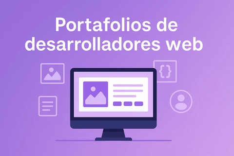 Recopilación de ejemplos de portafolios de desarrolladores web