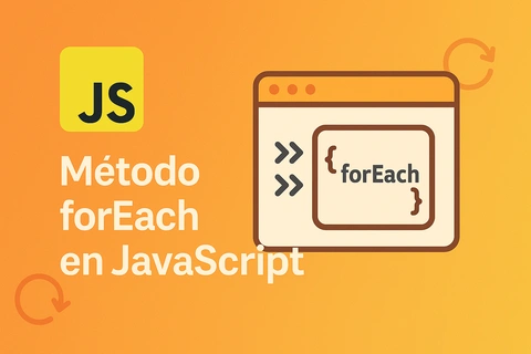 Uso del método forEach en JavaScript para iterar un sobre un arreglo