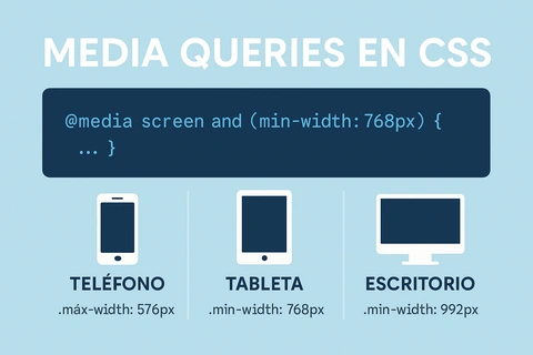 Media Queries en CSS para resoluciones, tamaños y dispositivos móviles