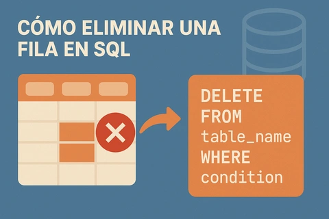 Cómo eliminar una fila en SQL: Ejemplo de consulta