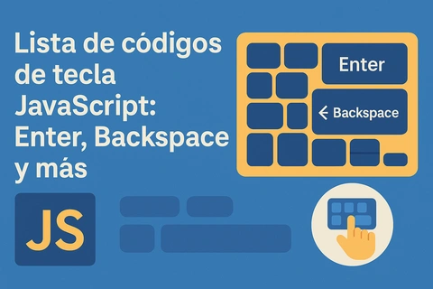 Lista de códigos de tecla JavaScript: Enter, Backspace y más