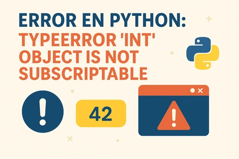 Error en Python: TypeError 'int' object is not subscriptable - Solución detallada