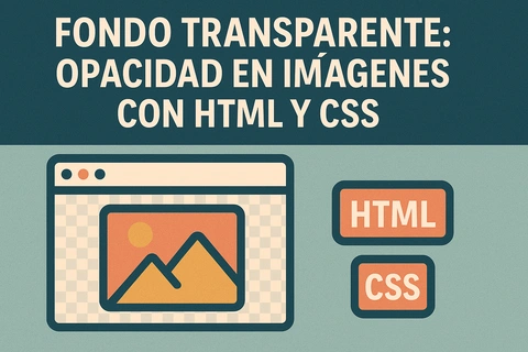 Fondo transparente: Opacidad en imágenes con HTML y CSS