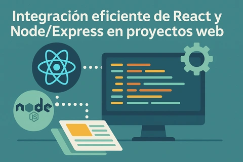 Integración eficiente de React y Node/Express en proyectos web
