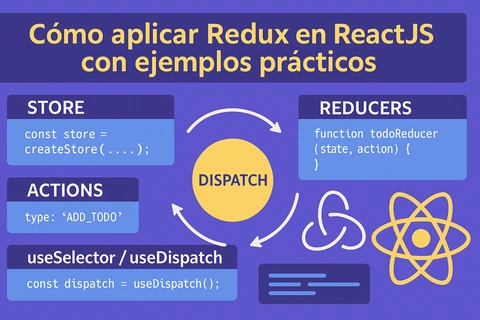 Implementación avanzada de Redux en ReactJS con ejemplos prácticos