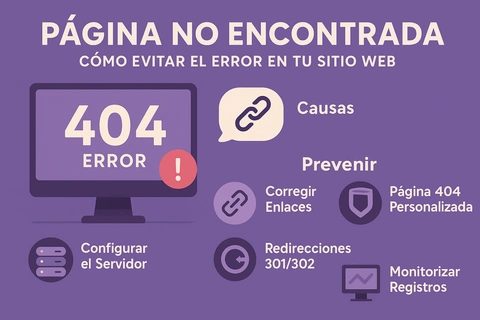 Página no encontrada: Cómo evitar el error en tu sitio web
