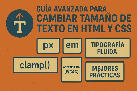 Guía avanzada para cambiar tamaño de texto en HTML y CSS