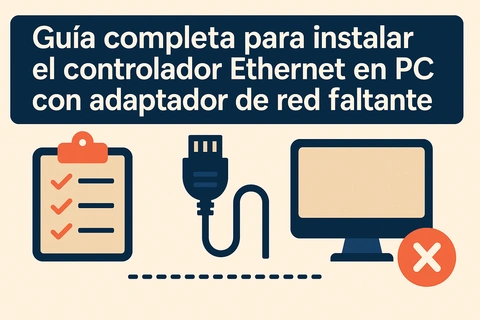 Guía completa para instalar el controlador Ethernet en PC con adaptador de red faltante