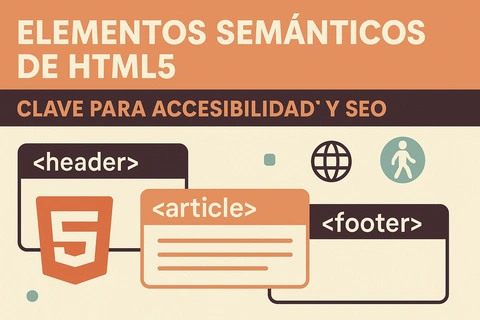 Elementos semánticos de HTML5: clave para accesibilidad y SEO