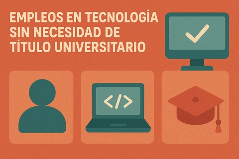 Empleos en tecnología sin necesidad de título universitario