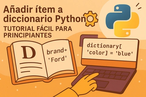 Añadir item a diccionario Python: Tutorial fácil para principiantes