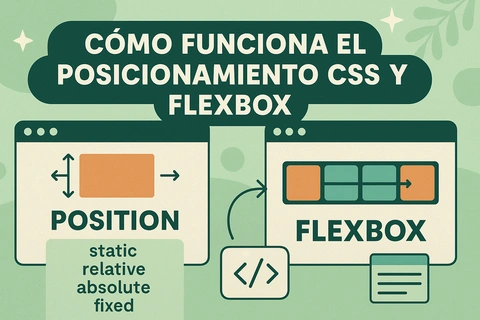 Cómo funciona el posicionamiento CSS y Flexbox: Ejemplos claros