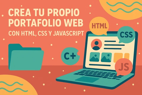 Crea tu propio portafolio web con HTML, CSS y JavaScript