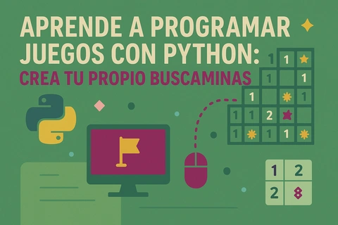 Aprende a programar juegos con Python: Crea tu propio Buscaminas