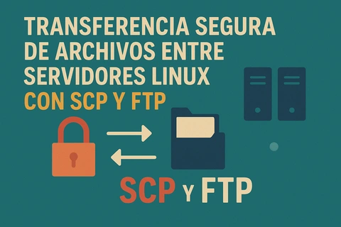 Transferencia segura de archivos entre servidores Linux con SCP y FTP