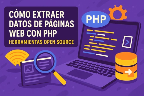 Cómo extraer datos de páginas web con PHP - Herramientas open source