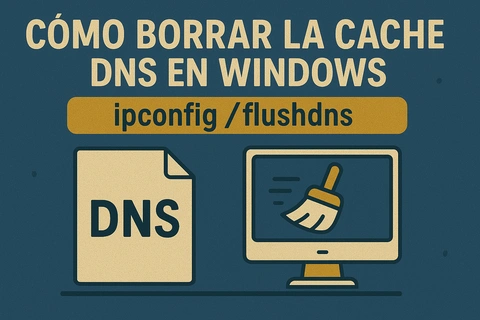 Cómo borrar la cache DNS en Windows: ipconfig /flushdns