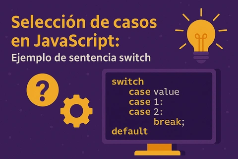 Selección de casos en JavaScript: Ejemplo de sentencia switch