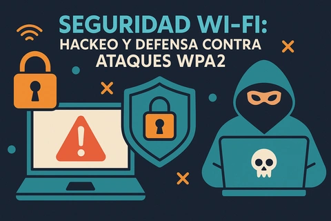 Seguridad Wi-Fi: Hackeo y defensa contra ataques WPA2