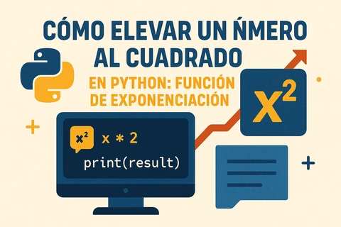 Cómo elevar un número al cuadrado en Python: Función de exponenciación
