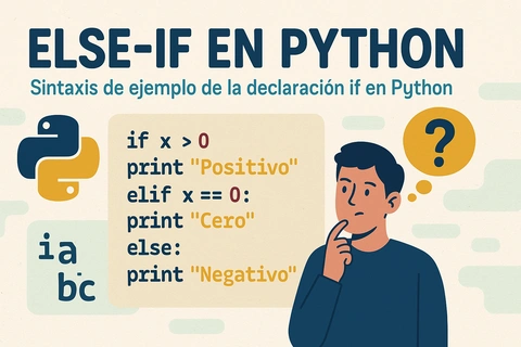 Else-If en Python: Sintaxis de ejemplo de la declaración if en Python