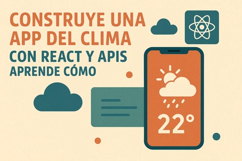 Construye una app del clima con React y APIs: Aprende cómo