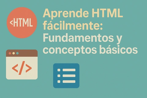 Aprende HTML fácilmente: Fundamentos y conceptos básicos