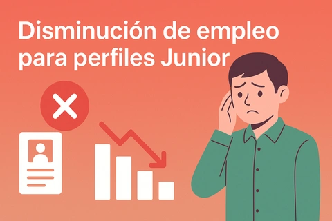 Disminución de empleos entry level en tecnología y cómo adaptarse