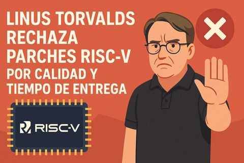Torvalds rechaza parches RISC-V por calidad y tiempo de entrega