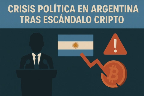 Crisis política en Argentina tras escándalo cripto