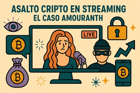 Asalto cripto en streaming: el caso Amouranth