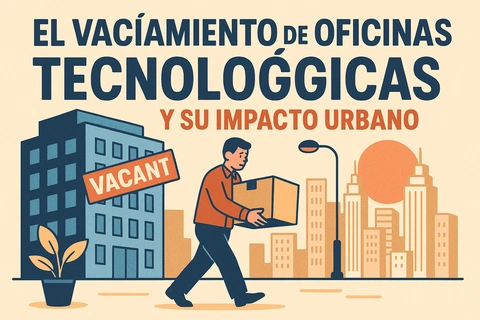 El vaciamiento de oficinas tecnológicas y su impacto urbano