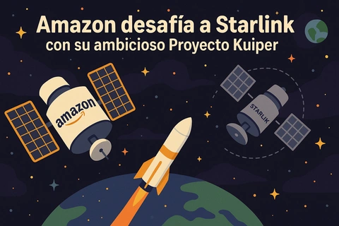 Amazon desafía a Starlink con su ambicioso Proyecto Kuiper