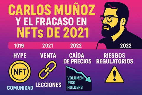 Carlos Muñoz y el Fracaso en NFTs de 2021