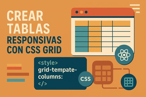 Crear tablas responsivas con CSS Grid