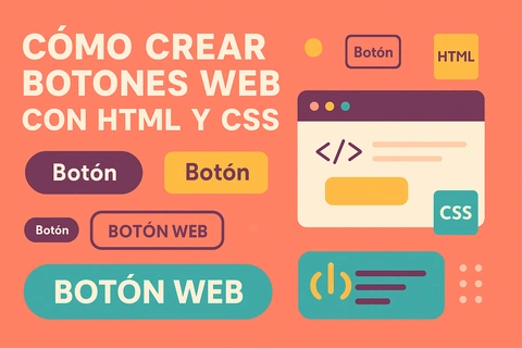 Cómo Crear Botones Web con HTML y CSS