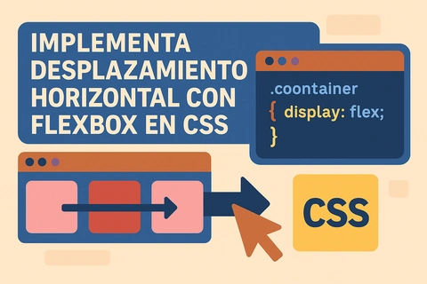 Implementa Desplazamiento Horizontal con Flexbox en CSS