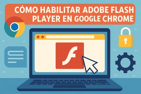 Cómo Habilitar Adobe Flash Player en Google Chrome