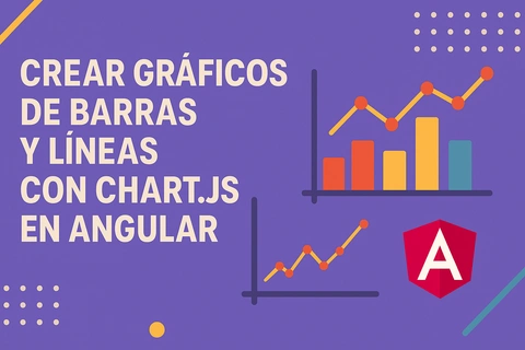 Crear gráficos de barras y líneas con Chart.js en Angular