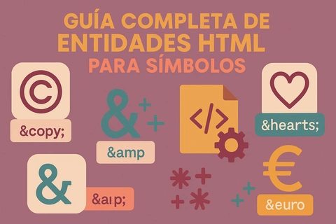 Guía Completa de Entidades HTML para Símbolos
