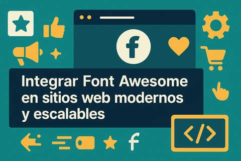 Integrar Font Awesome en sitios web modernos y escalables