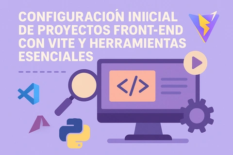 Configuración inicial de proyectos front-end con Vite y herramientas esenciales